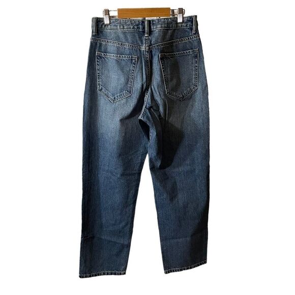 Banana Republic Premium Denim Mid Rise Relaxed Straight Jeans Size 28 - Picture 6 of 10